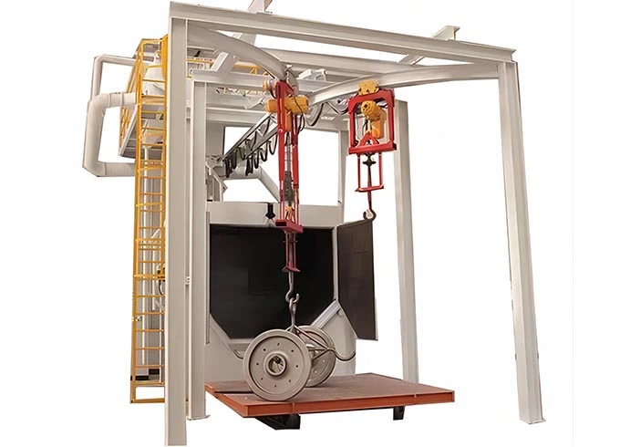 spinner hanger shot blasting machine