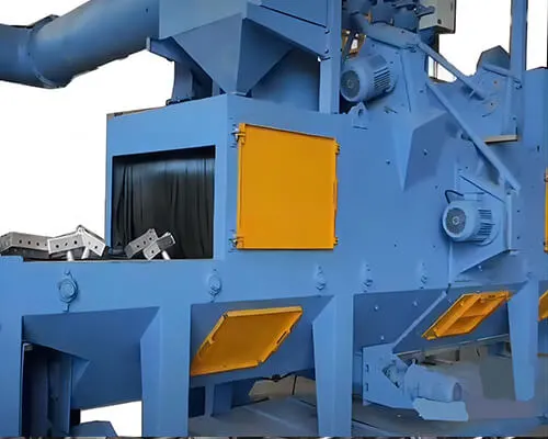 wire mesh shot blasting machine