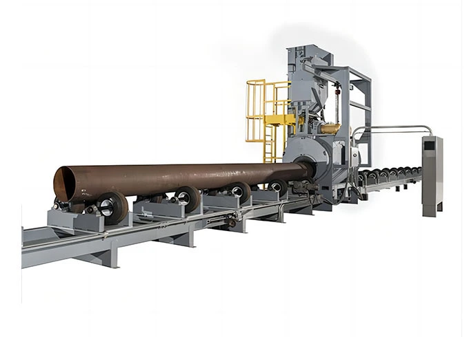 pipe blasting machine