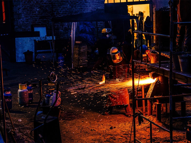 shot blasting equipment in metal casting