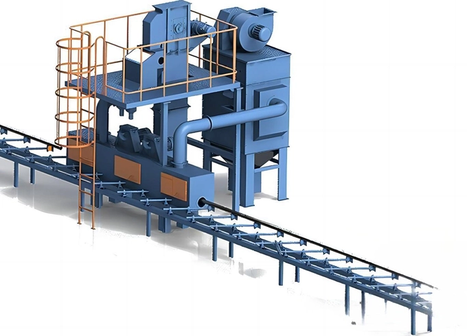 pipe shot blasting machine